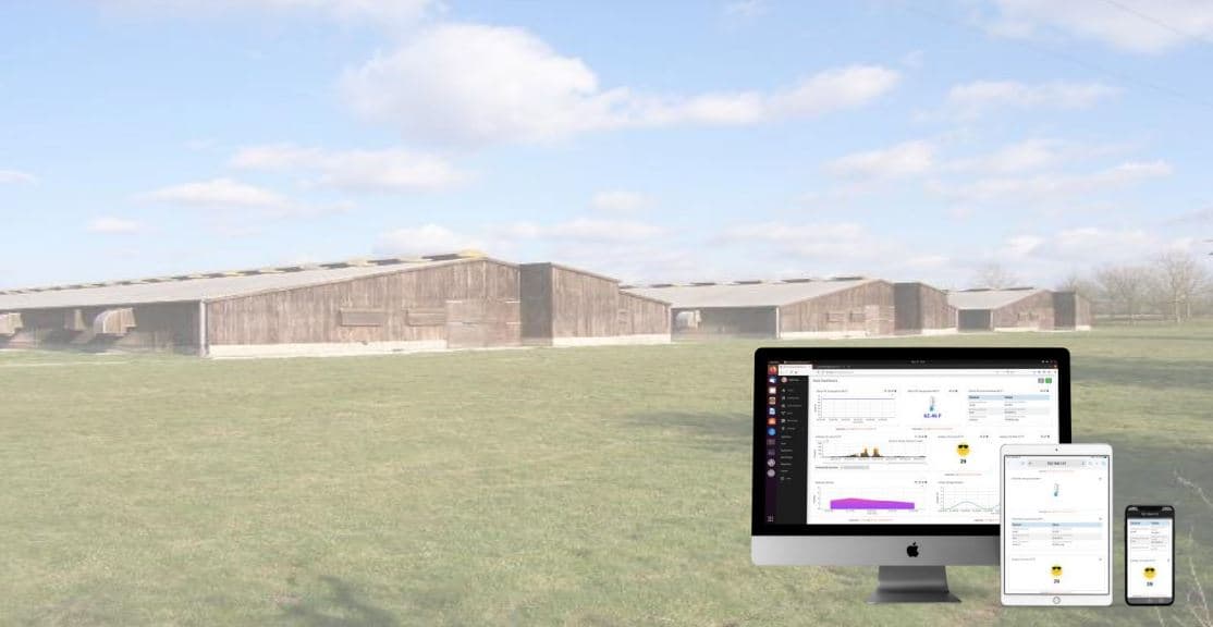 Creating a Livestock Farm Environmental Dashboard with Sensor Data