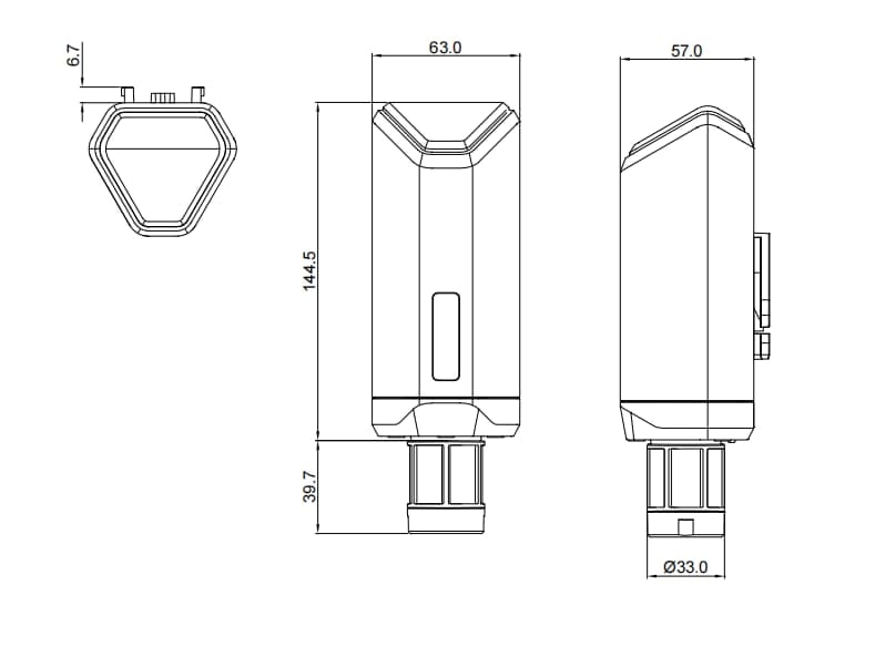 SenseCAP S2103 LoRaWAN sensor in outdoor application