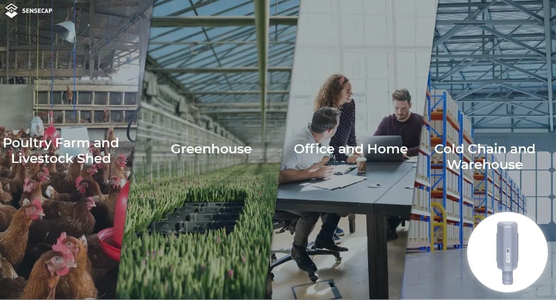 Application scenarios for SenseCAP S2103 sensor