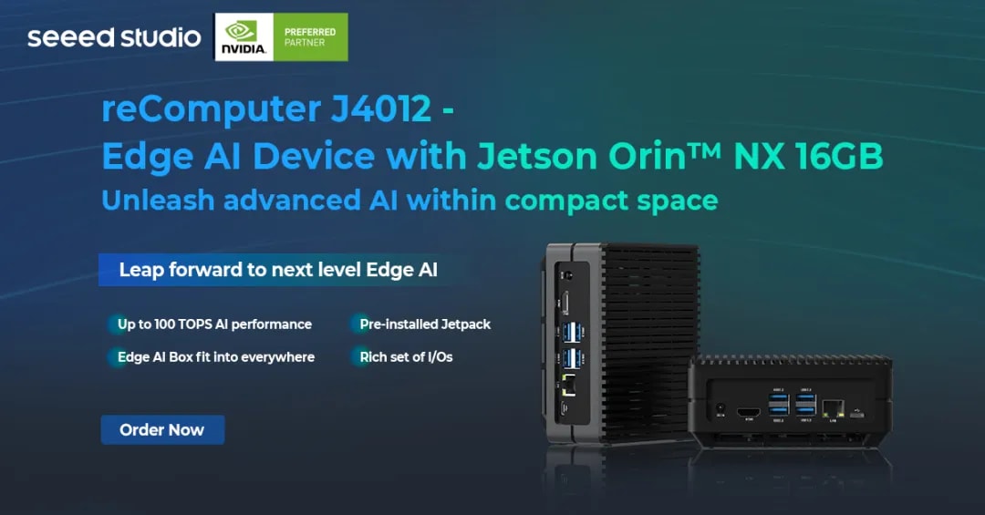矽递科技发布基于Jetson Orin NX的reComputer J4012