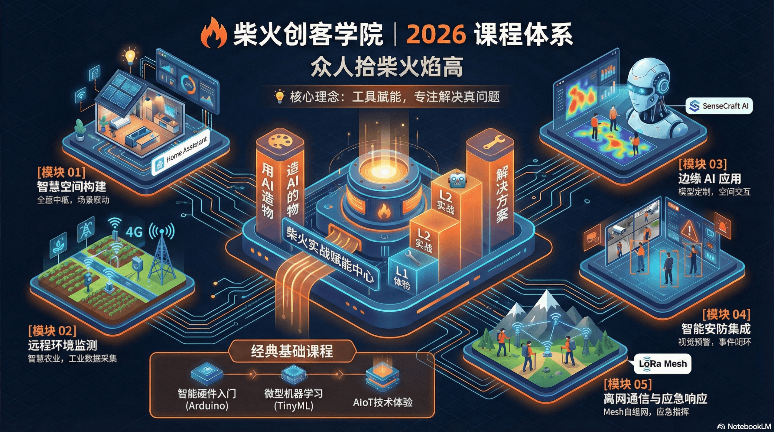 柴火创客学院课程体系