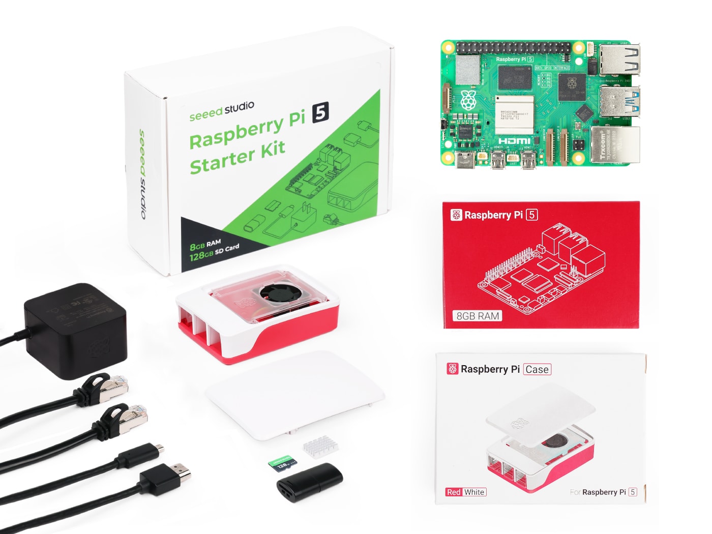 Raspberry Pi 5 Starter Kit - 4GB / 8GB RAM