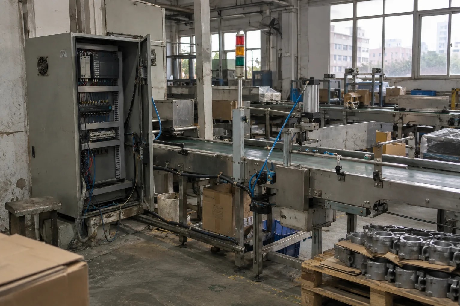 Retrofitting a PLC line