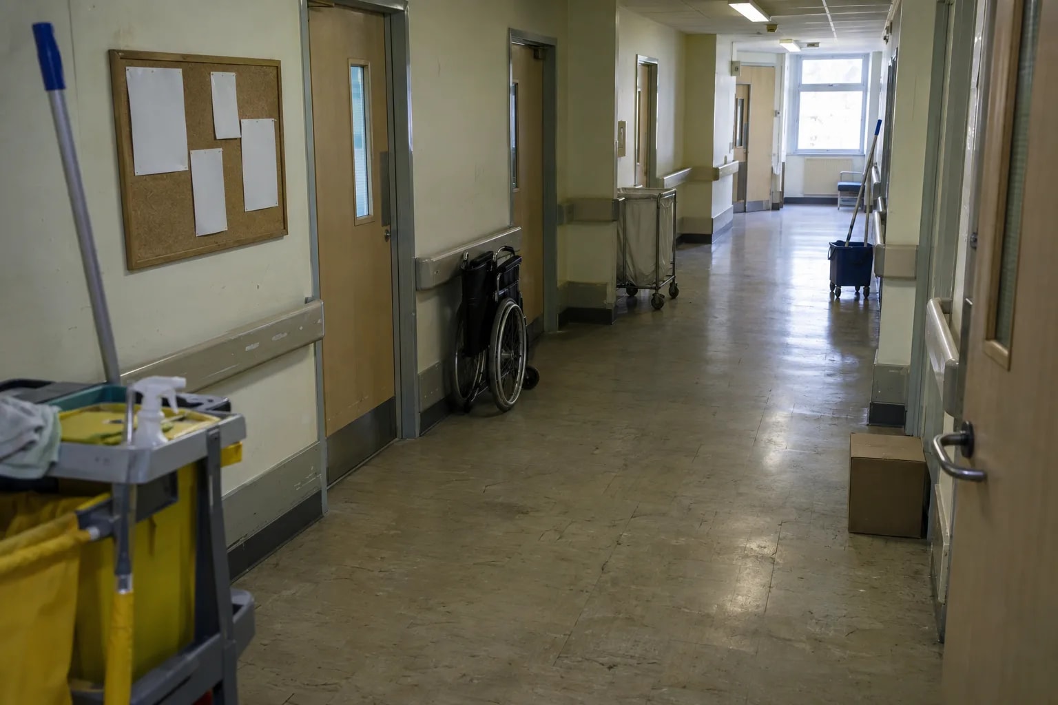 Rehab centres and ward corridors