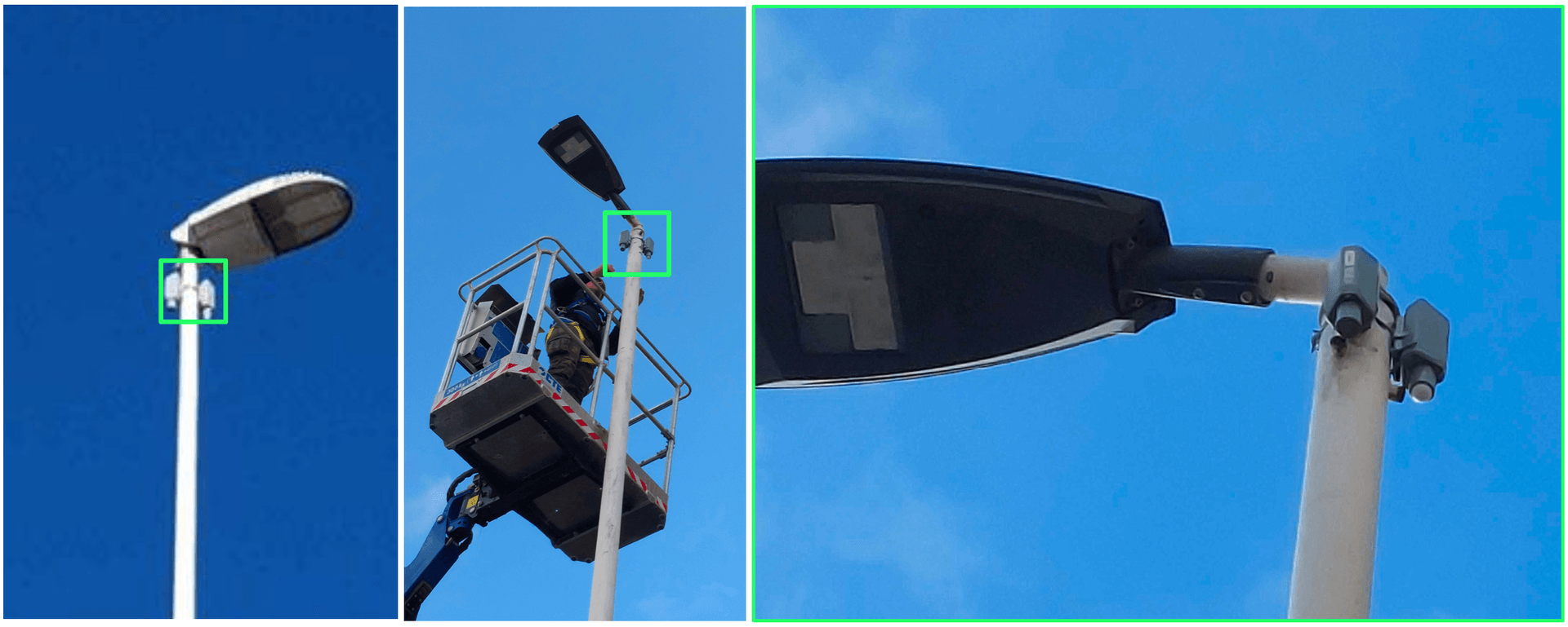 SenseCAP Devices on Light Pole