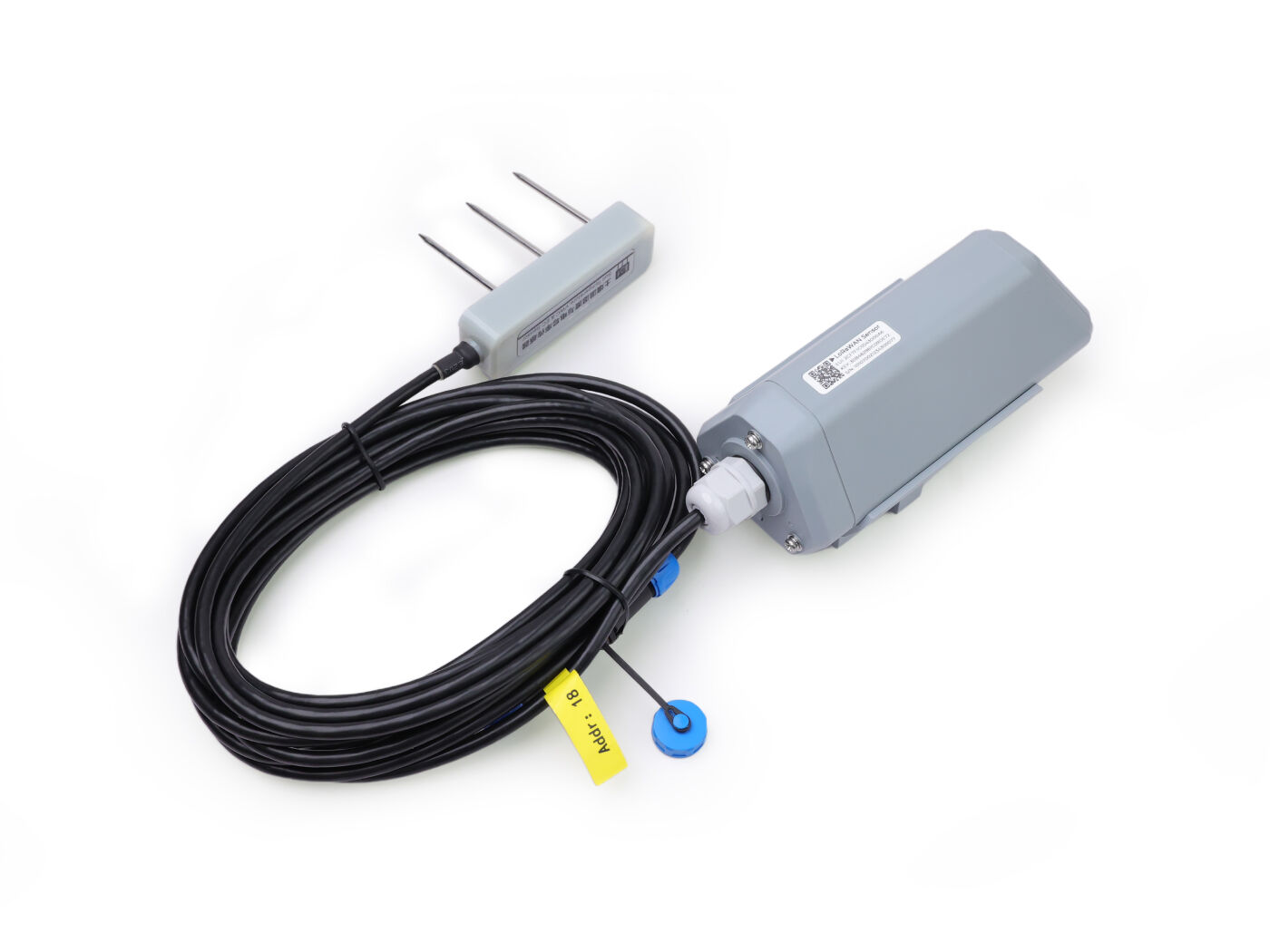 SenseCAP S2108 Soil Moisture Temperature and Pore EC Sensor 45 degree angle view