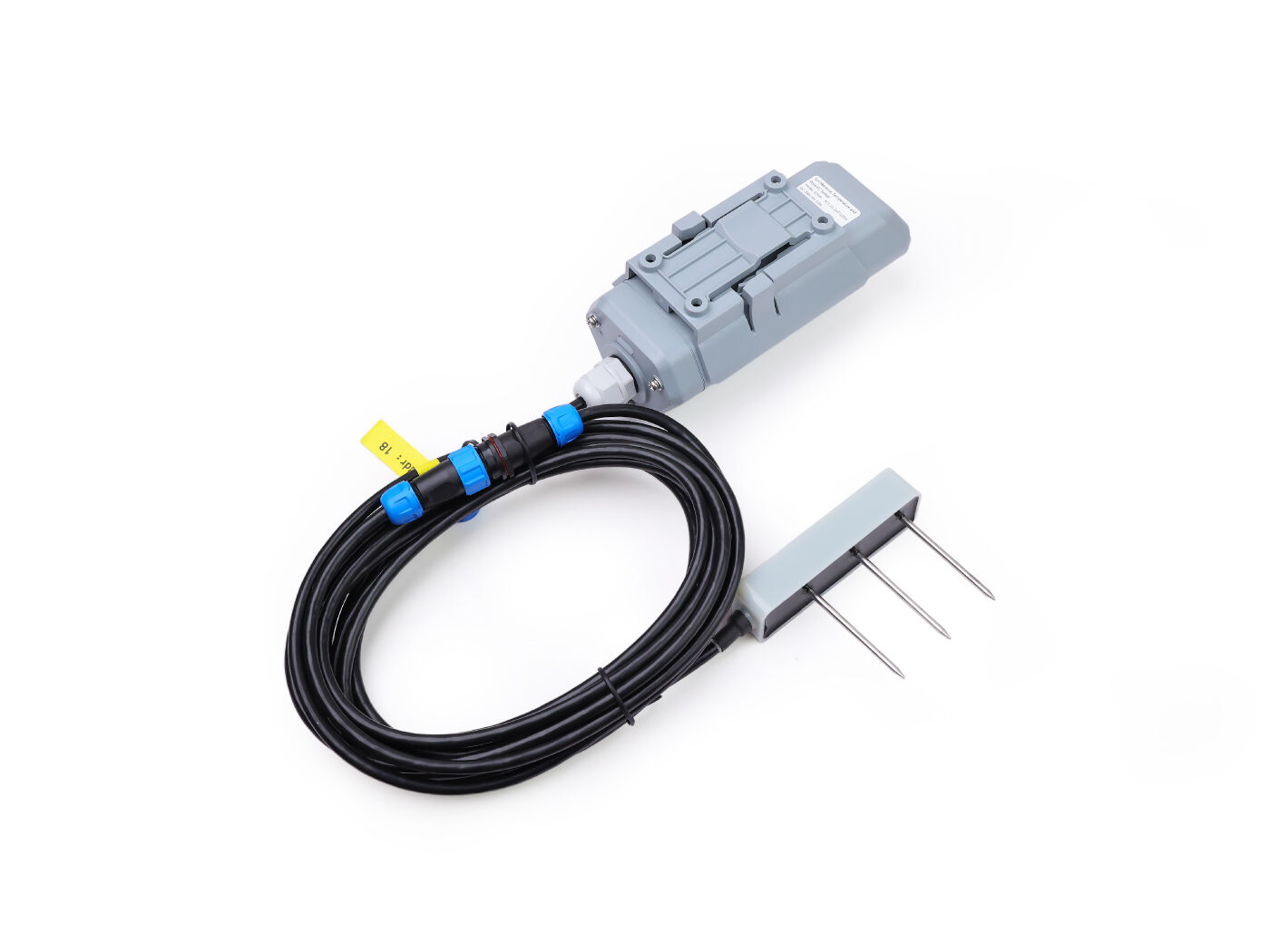 SenseCAP S2108 Soil Moisture Temperature and Pore EC Sensor 45 degree back angle view